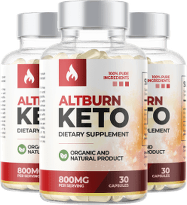 AltBurn KETO Capsules — 3 bottle pack, 800mg BHB blend